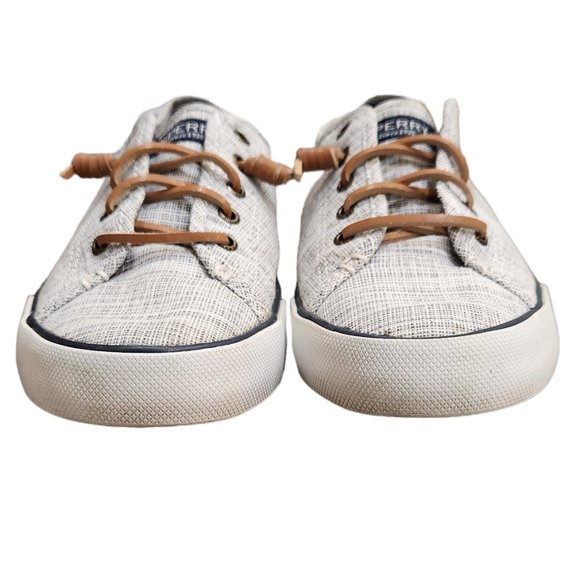 Sperry Top Sider Canvas Cross-hatch Boat Shoes Slip-on Memory Foam Sneaker - Picture 4 of 7
